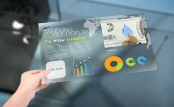 Прозрачные экраны от Samsung