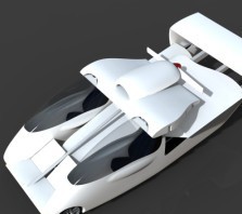 Спортивный электрический трансформер «Carplane»