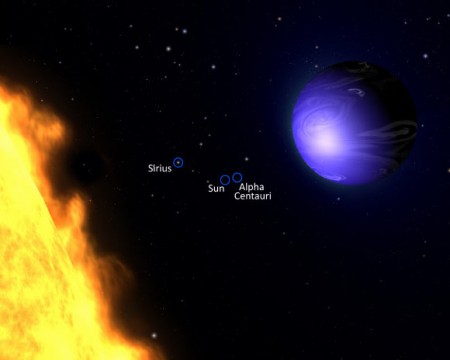 планета HD 189733b 