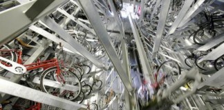 подземная стоянка для велосипедов