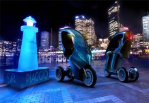 Sleek Piaggio P.A.M. – мобильное транспортное средство для итальянских городов мобильное транспортное средство