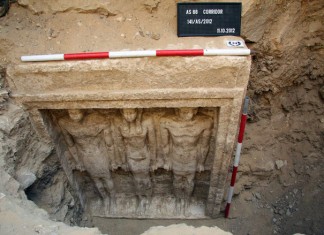 могила древнеегипетского жреца