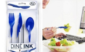 Ручки, которые легко превращаются в столовые приборы столовые приборы