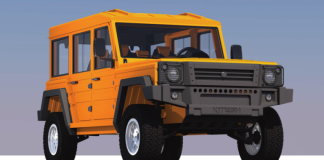 внедорожник из пластмассы