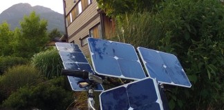 Велосипед на солнечных батареях