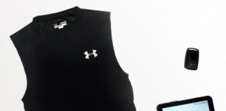 Спортивная футболка с электродами