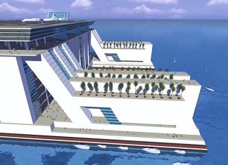 плавающий город