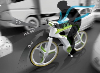 С помощью велосипеда можно снизить загрязненность воздуха в крупных городах велосипед с фильтром