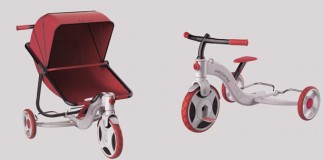 коляска и велосипед