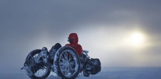 велосипед по снегу