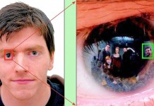 Распознавание в глазах смотрящего Отображение в глазу