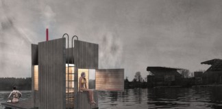 Сауна на озере