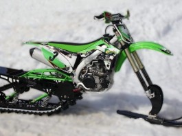 Timbersled — снегоуборочная машина из мотоцикла (видео) Timbersled