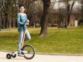 Минималистский Halfbike, для лучшего обзора окружающего нас мира
