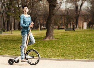 Минималистский Halfbike, для лучшего обзора окружающего нас мира