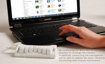 Портативный синтезатор MoovBox позволяет создавать музыку в любое время, где угодно moovbox