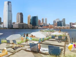 City Beach будет расположен на реке Гудзон, Нью-Йорк City Beach