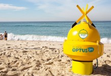 Clever Buoy оповещает о прибытии акул на пляж Clever Buoy