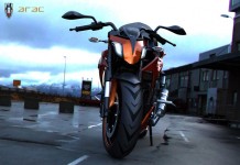 ARAC ZXS концепт мотоцикла от Марко Петровича arac zxs
