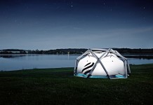 The Cave / The Wedge / Mavericks — удивительные надувные палатки Frackenpohl Poulheim 4 Heimplanet палатка