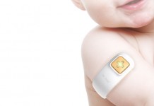 «Доктор Обнимашка»: браслет с термометром для контроля температуры тела ребенка dr hug