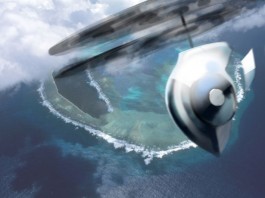 Футуристическое летающее транспортное средство от Дмитрия Штока — “Sky and Water” flying vehicle