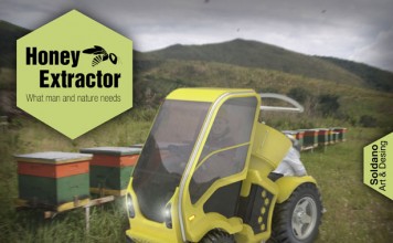 mobile honey extractor