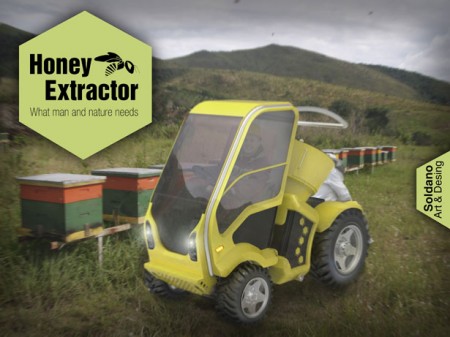 mobile honey extractor
