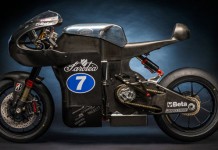 Электрический супербайк Saroléa SP7 с покрышками от Bridgestone Battlax V02 Racing Slicks sarolea sp7