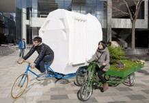 Трициклет с садом и небольшим домом может стать в будущем популярным среди эскапистов велодом и велосад