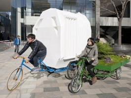 Трициклет с садом и небольшим домом может стать в будущем популярным среди эскапистов велодом и велосад