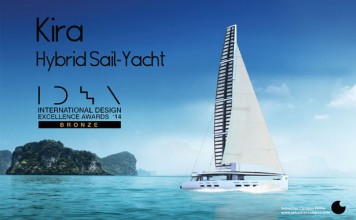 kira hybrid sail yacht