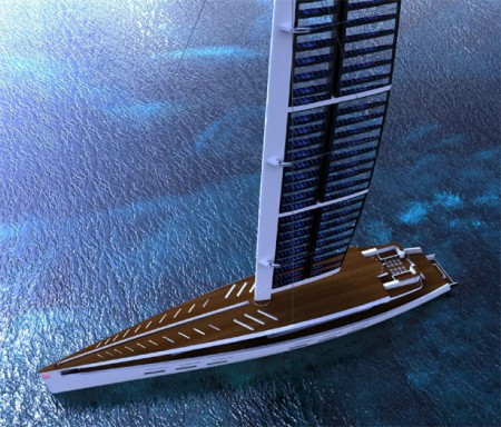 kira hybrid sail yacht