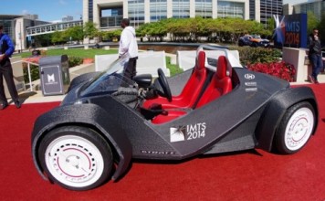 Первый напечатанный целиком в 3D автомобиль Strati от Local Motors imts