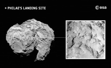 rosetta landing site