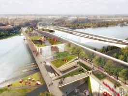 Выбран проект парка-моста для 11-й улицы в Вашингтоне 11th street bridge
