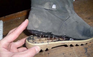 Уход за сапогами