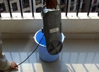 Аппарат Venus превращает обычное ведро в стиральную машину (видео)