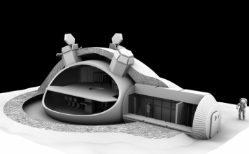 ESA исследует вариант с установкой 3D-печатной лунной базы moonbase