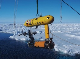 Подводный робот предоставляет 3D карты массивов Антарктического морского льда seabed