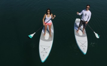 Лодка-доска SipaBoard использует моторчик, чтобы увеличить скорость и надуть себя (видео) sipaboard