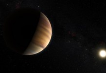 Астрономы наблюдают за первой экзопланетой, вращающейся вокруг подобной Солнцу звезды в видимом спектре exoplanet