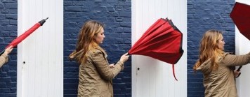 Выворачиваемый наизнанку зонтик сохраняет Ваши брюки сухими (видео) kazbrella