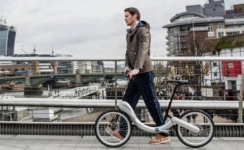 Складные электронные велосипедные JIVR «сбрасывают» цепь (видео) jivr-bike