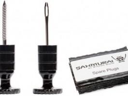 Sahmurai Sword затыкает дыры в бескамерных велосипедных шинах «червями»