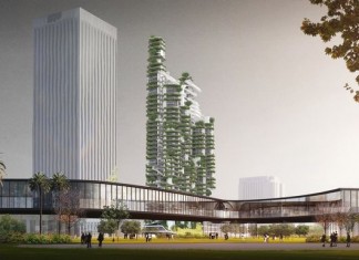 Cloud Corridor: видение будущего городского пейзажа высоток Лос-Анджелеса