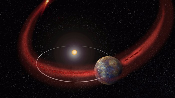 Пылевые частицы комет способны изменять состав атмосферы планет