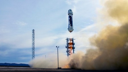Blue Origin успешно запустили многоразовый ракетоноситель