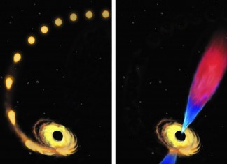 Астрономы всего мира наблюдали пожирание звезды черной дырой