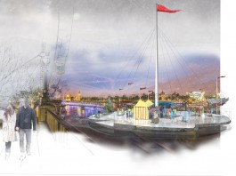 NBBJ подготовили праздничную концепцию для реки Темзы NBBJ подготовили праздничную концепцию для реки Темзы